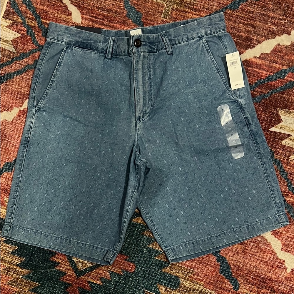 Men's Blue Denim Shorts